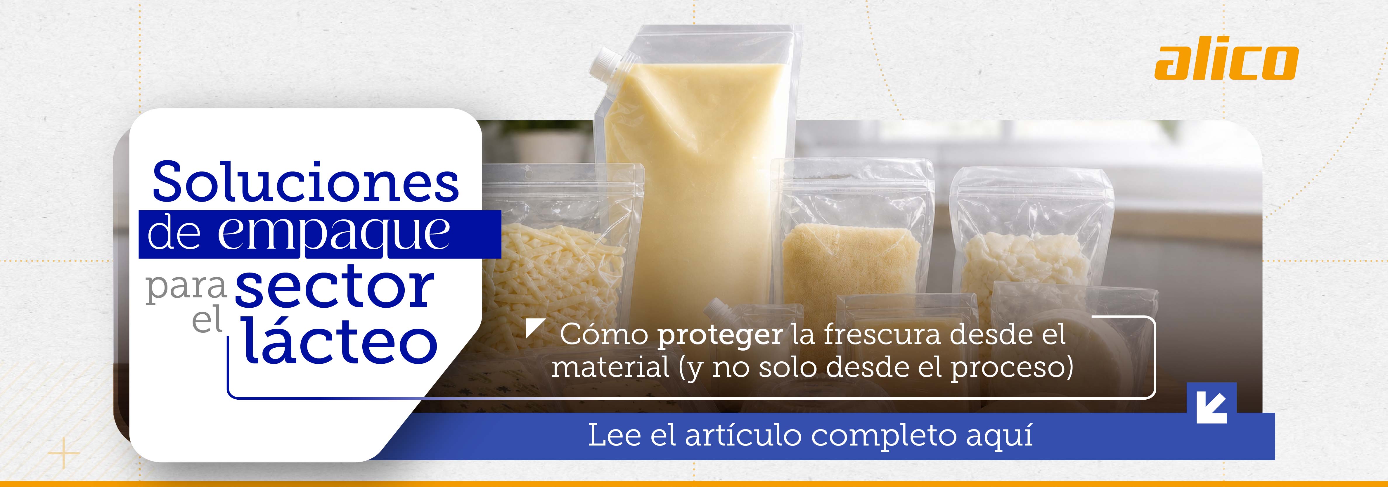 Soluciones de empaque paa el sector lácteo