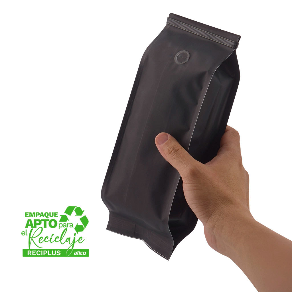 Bolsa cuatro selles RECIPLUS Negra Mate