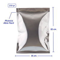 Bolsa Plana Metalizada