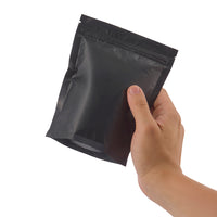 Bolsa Stand Up Negro Mate con zipper