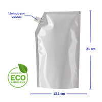 Bolsa Blanca con Válvula Optiflex (Llenado por Válvula)
