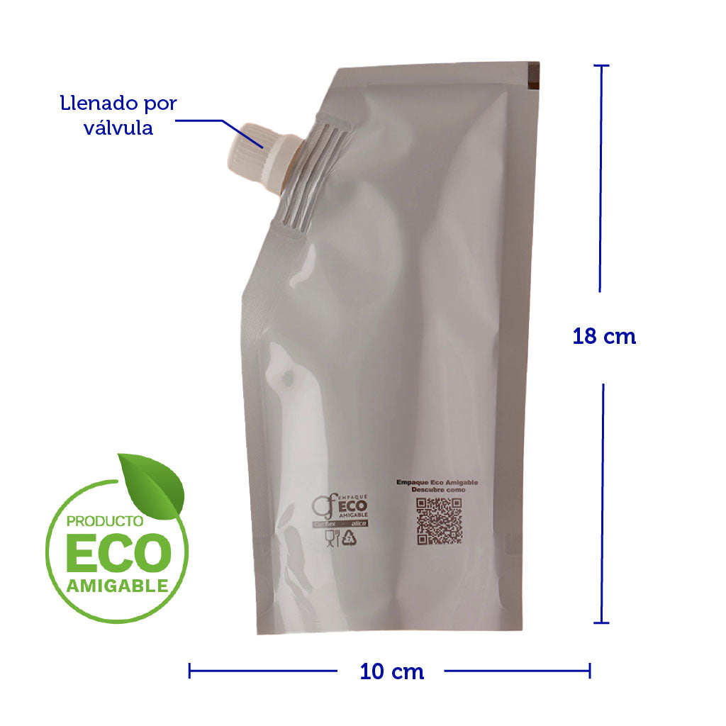 Bolsa Blanca con Válvula Optiflex (Llenado por Válvula)