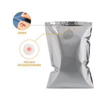 Bolsa Metalizada Plana para Alimentos