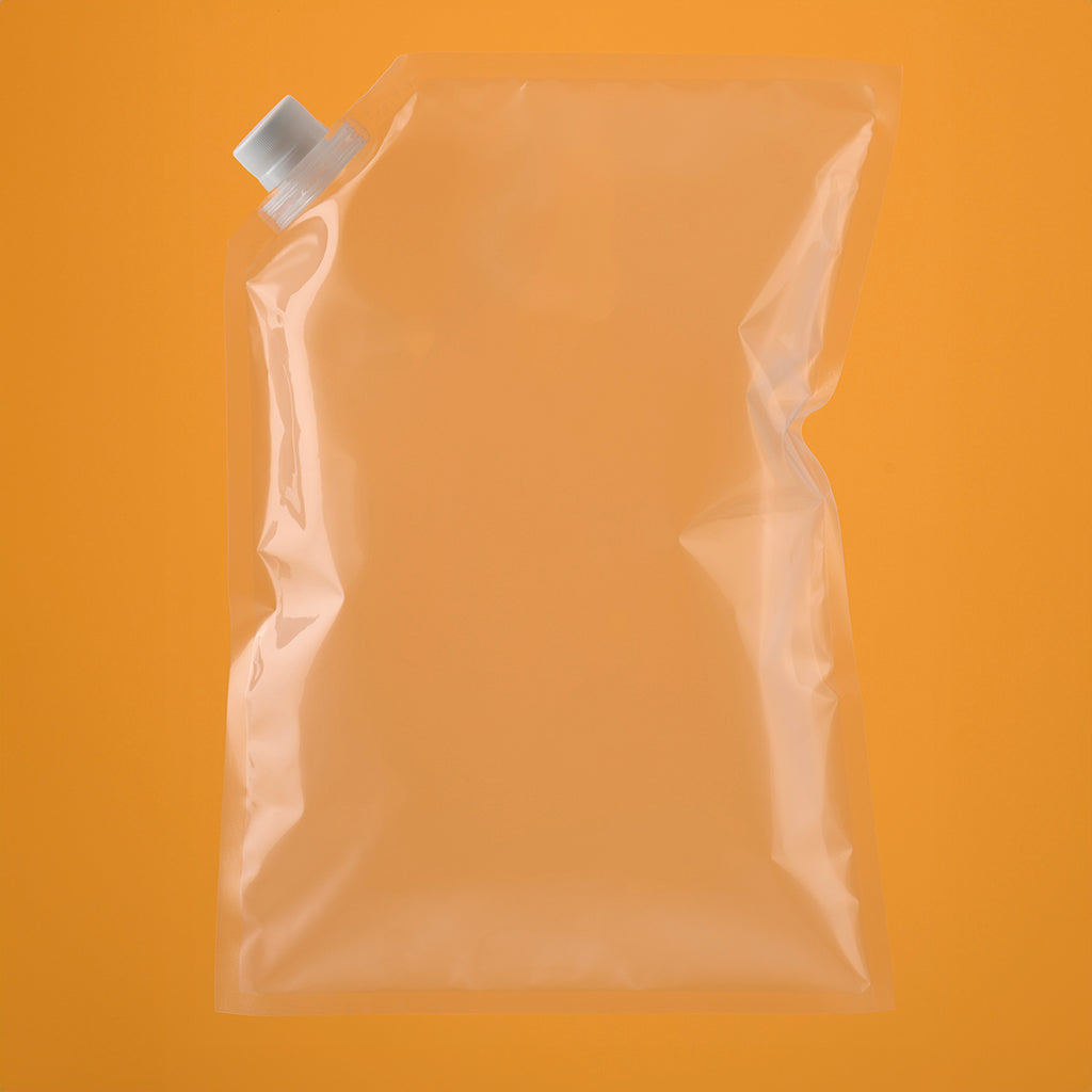 Empaque transparente con válvula 28 mm  para 3.5 kg 