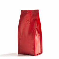 Empaque para cafe  de color rojo reciplus  340