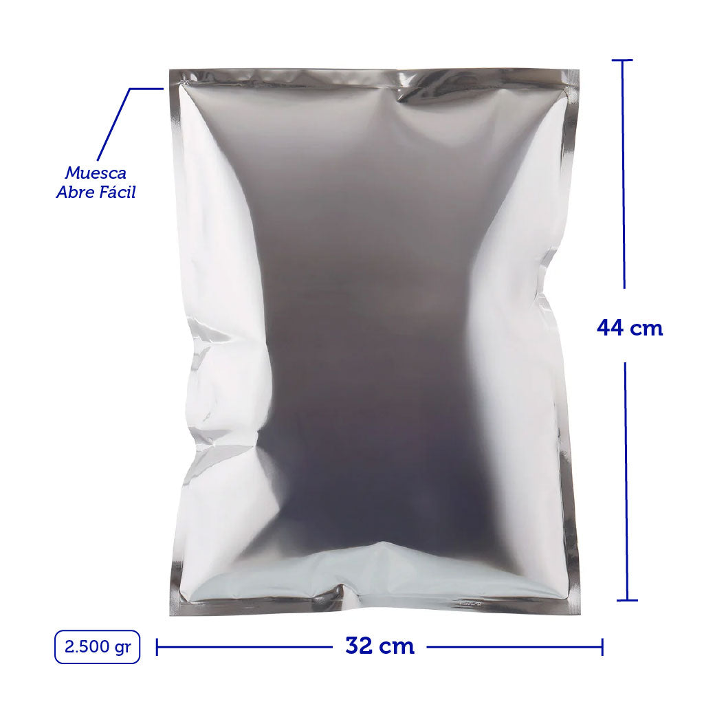 Bolsa Plana Metalizada