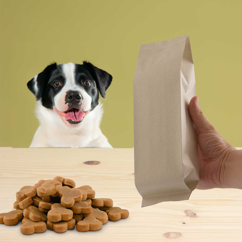 Empaque para galletas de perro o croquetas 