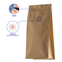 Bolsa  QUADSEAL Papel Kraft