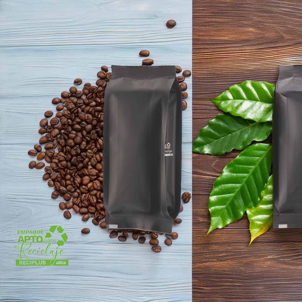 Bolsa cuatro selles RECIPLUS Negra Mate