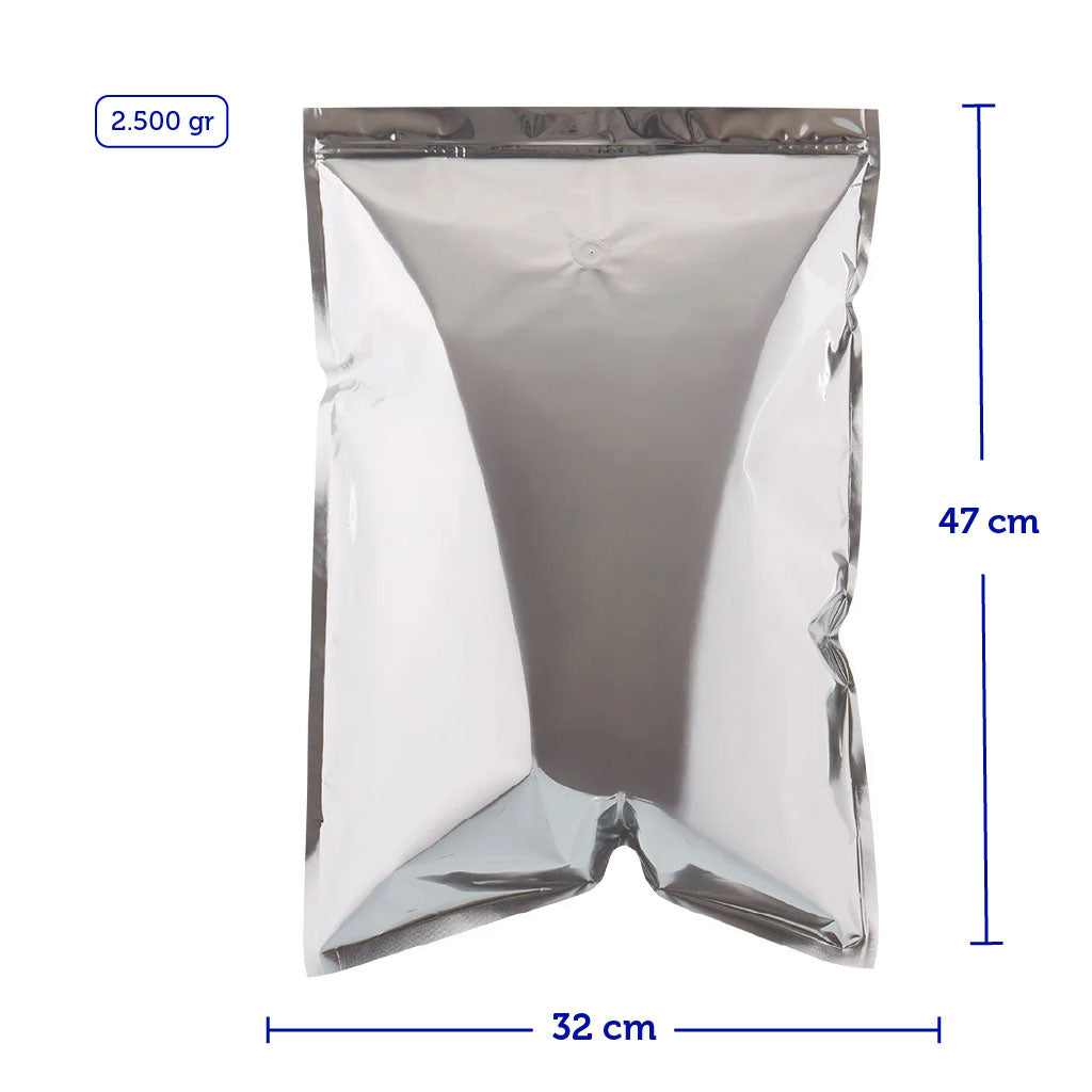 Bolsa Plana Metalizada