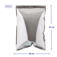 Bolsa Plana Metalizada