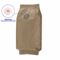 Empaque con válvula cafe