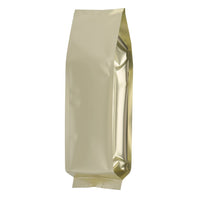 Bolsa Flow pack dorada café de 500g y 250g