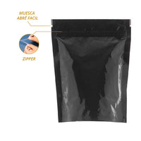 Bolsa con barrera a la luz con zipper 
