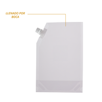 Bolsa para llenar por boca y sellar de  500g productos pastosos  
