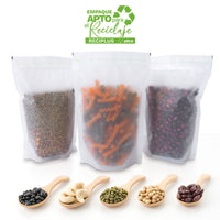Empaque reciclable cereales semillas y nueces 