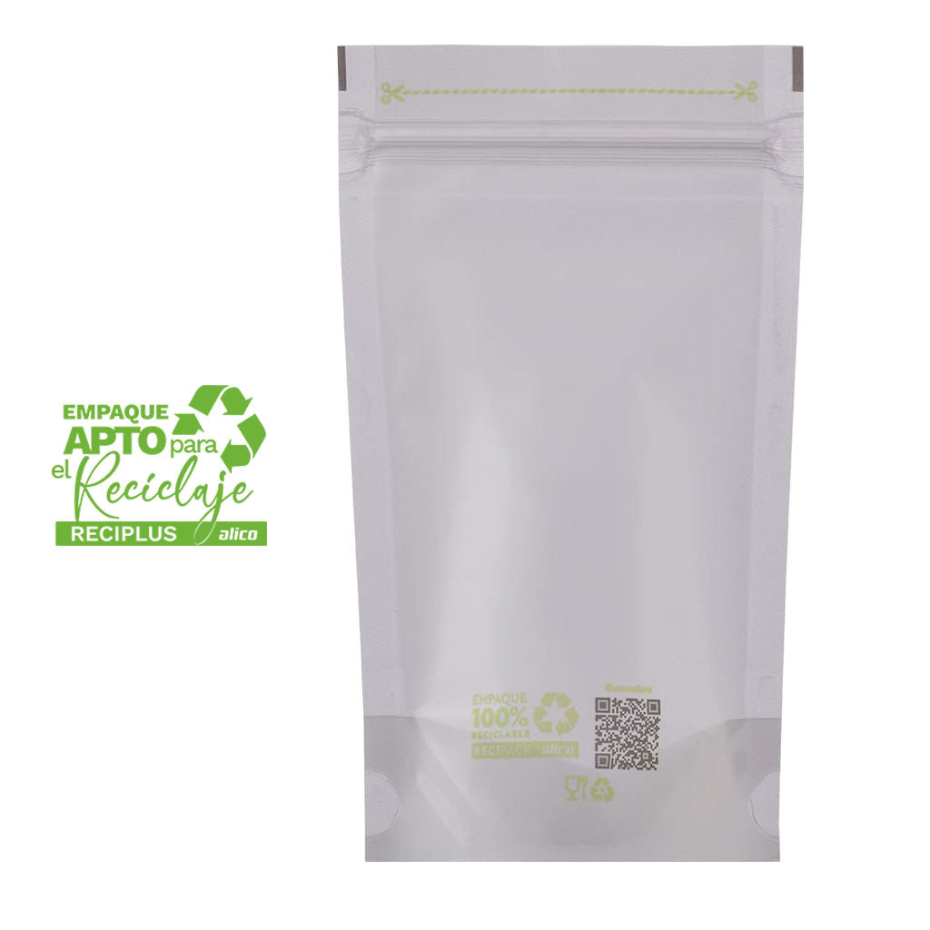 Bolsa reciclable con zipper galletas