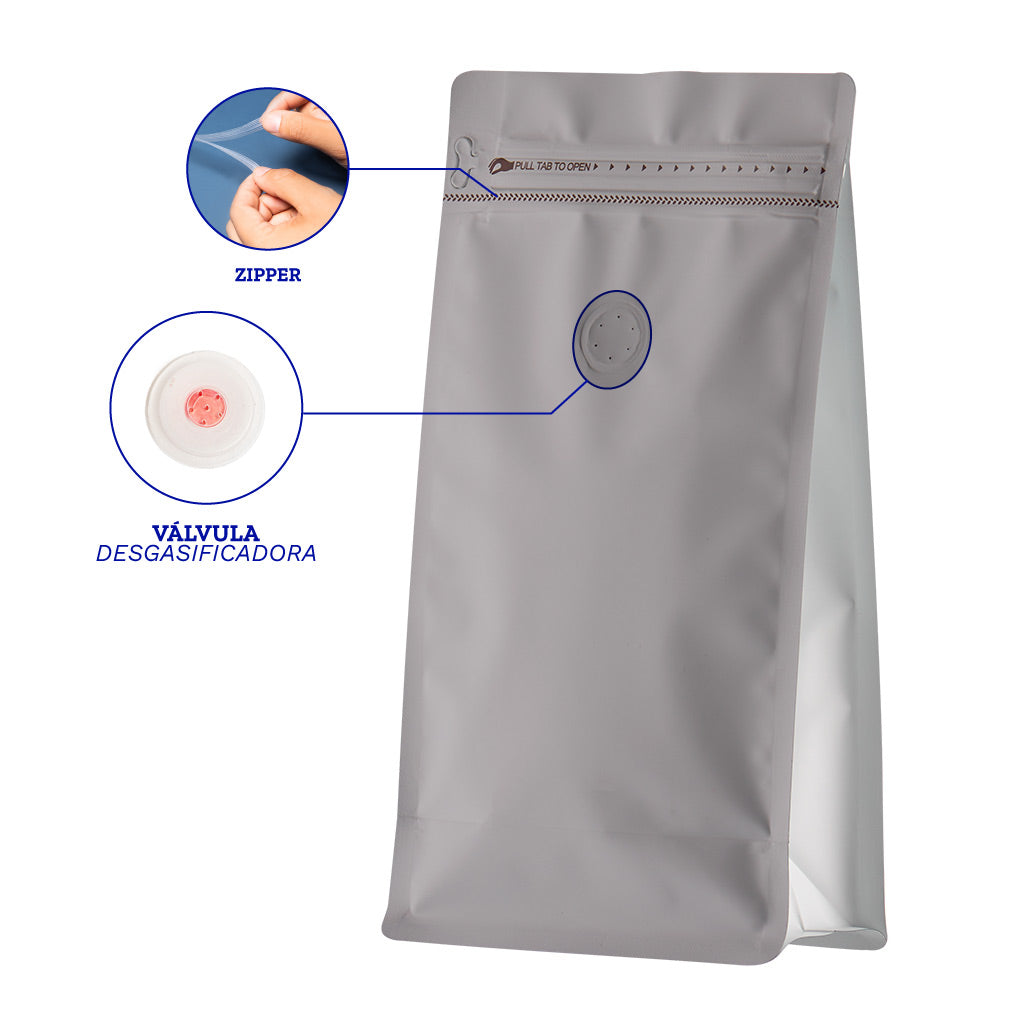 Bolsa  QUADSEAL Blanca