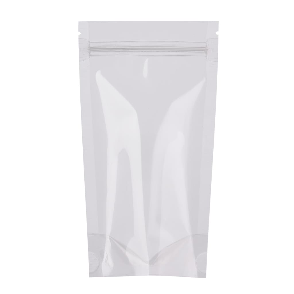 Bolsa transparente  con ziploc para 500 gr 