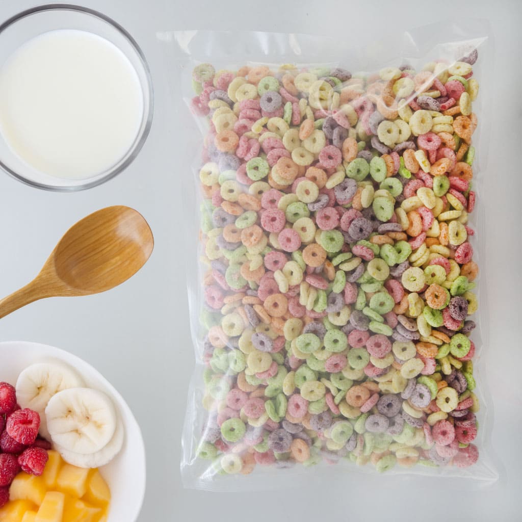 bolsa- al vacío para-cereal 