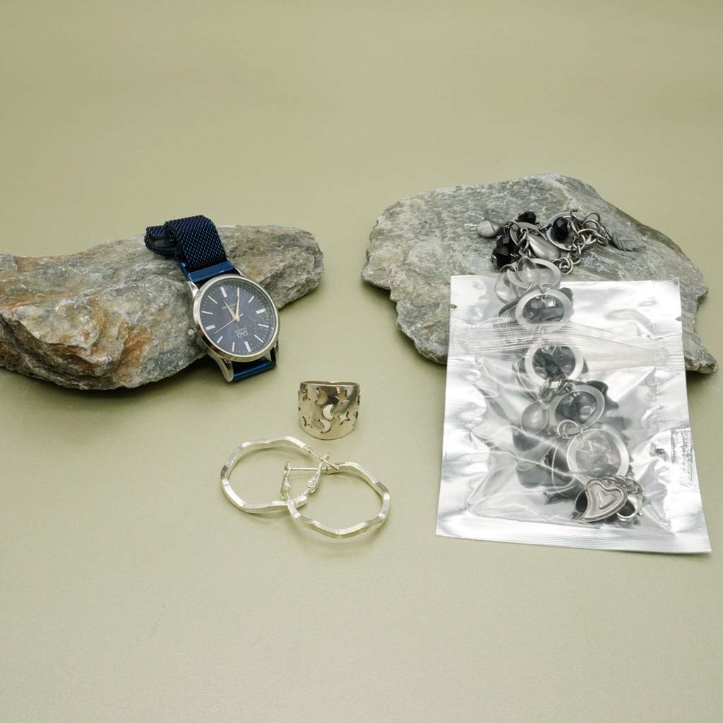 bolsa pequeña con cierre para joyeria