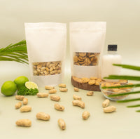 bolsa de papel con ventana para snacks
