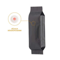 bolsa flow pack negra para 250g o 500g