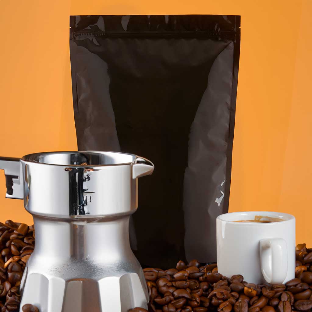 Empaque para cafe y cacao chocolate