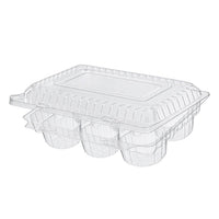 Contenedor Estuche Para Muffins  X 6 Tapa Baja AL -10C