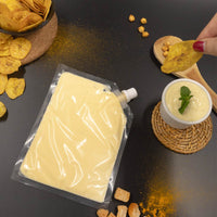 Bolsa con válvula salsa de queso