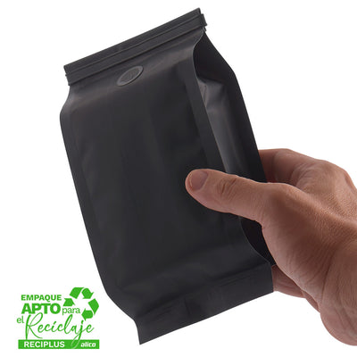Bolsa cuatro selles RECIPLUS Negra Mate