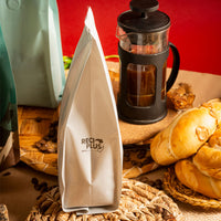 empaque amigable con el medio ambiente  para cafe de 500 gr y 250 gr