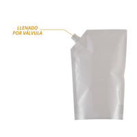 Bolsa flex up blanca para leche o productos lácteos 