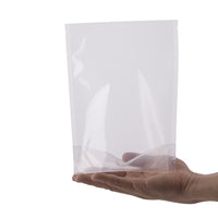Bolsa transparente para empacar polvos 250 gr 500 gr  750 gr