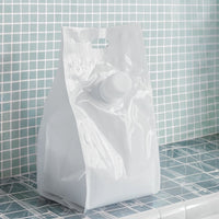 Bolsa de color blanca para productos de aseo y desinfección 