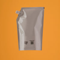 Bolsa Eco-Amigable Optiflex Blanca/Negra (Llenado por Boca)