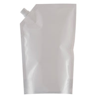 Bolsa blanca con válvula para salsas 