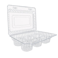 Contenedor Estuche Para Muffins  X 6 Tapa Baja AL -10C